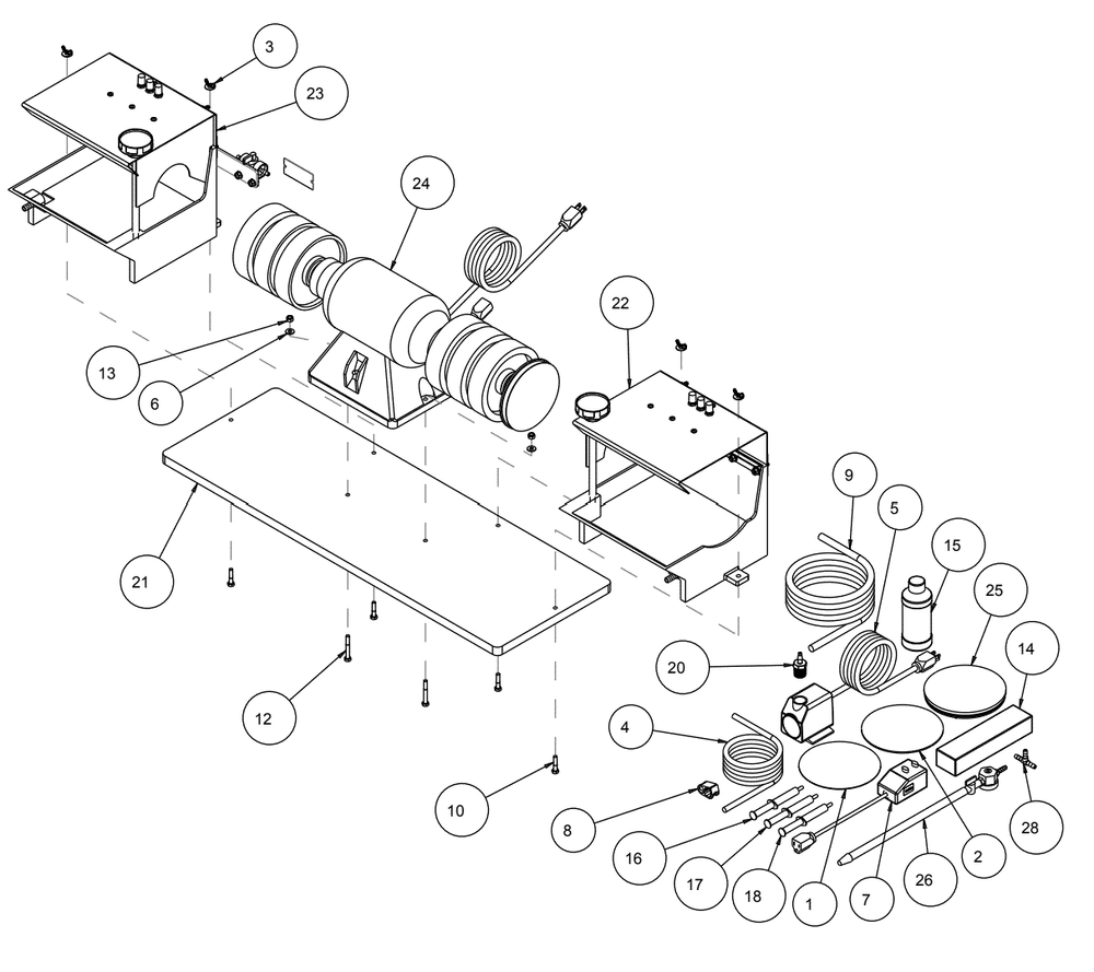 Section 01 Diagram and Parts List for GP6-6 170553 MK Diamond Workbench